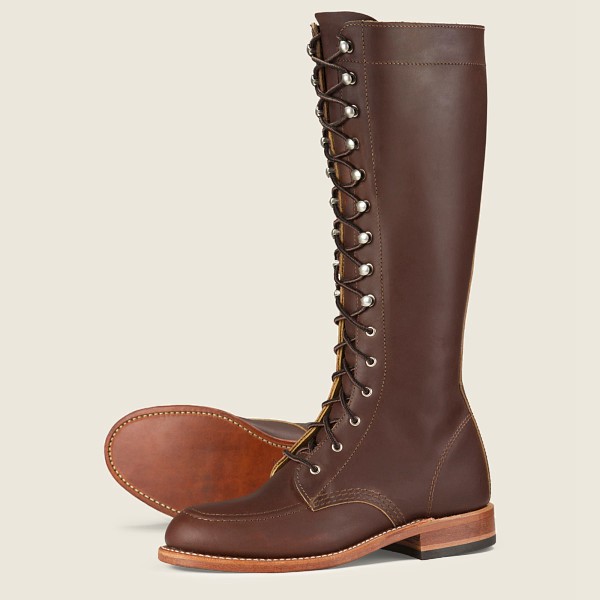 Botas Red Wing Heritage Mujer Marrom - Gloria - Tall Oro-Iginal Cuero - 396-SPQOWV